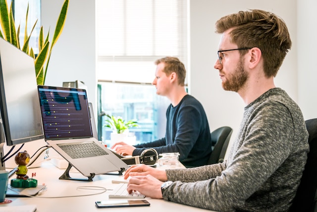 A couple of web developers