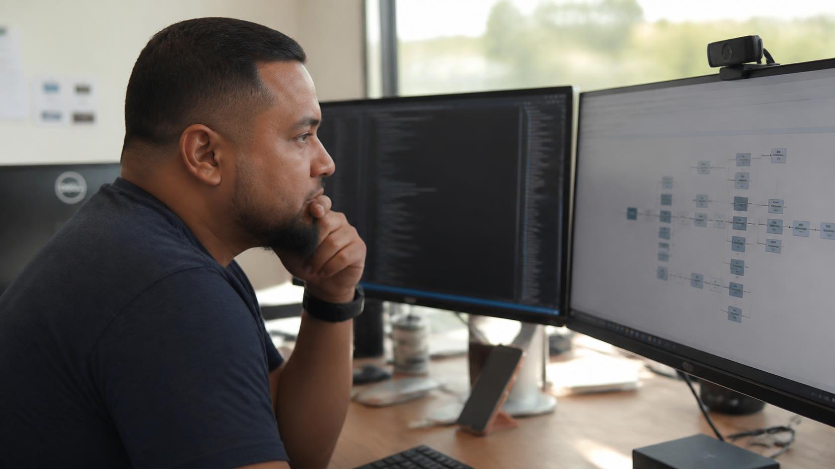 A developer maintaining address path structure to prevent broken links.
