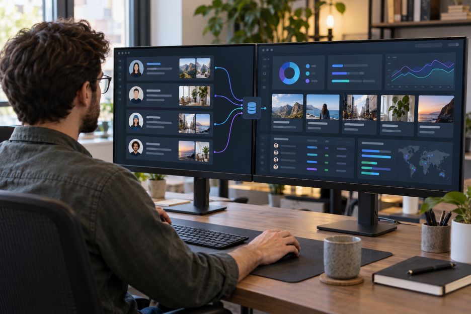 connecting public profile and post data to a unified dashboard